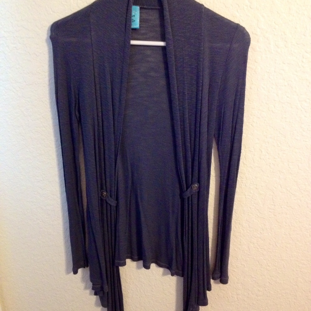 Nordstrom blue/gray lightweight cardigan